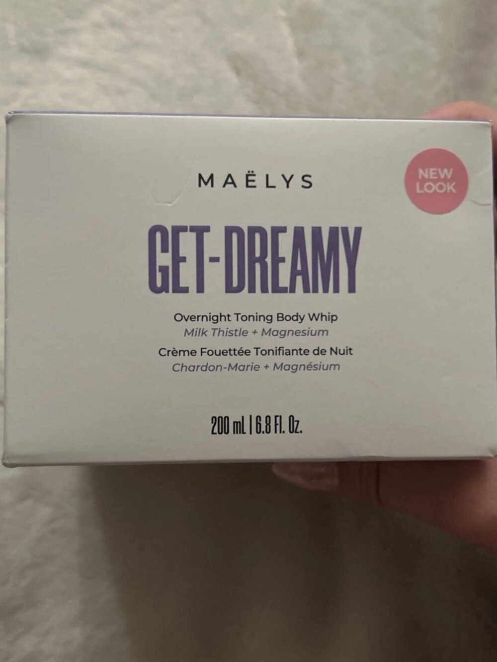 MAELYS Get Dreamy overnight toning body whip Skin Tightening Cellulite Cream